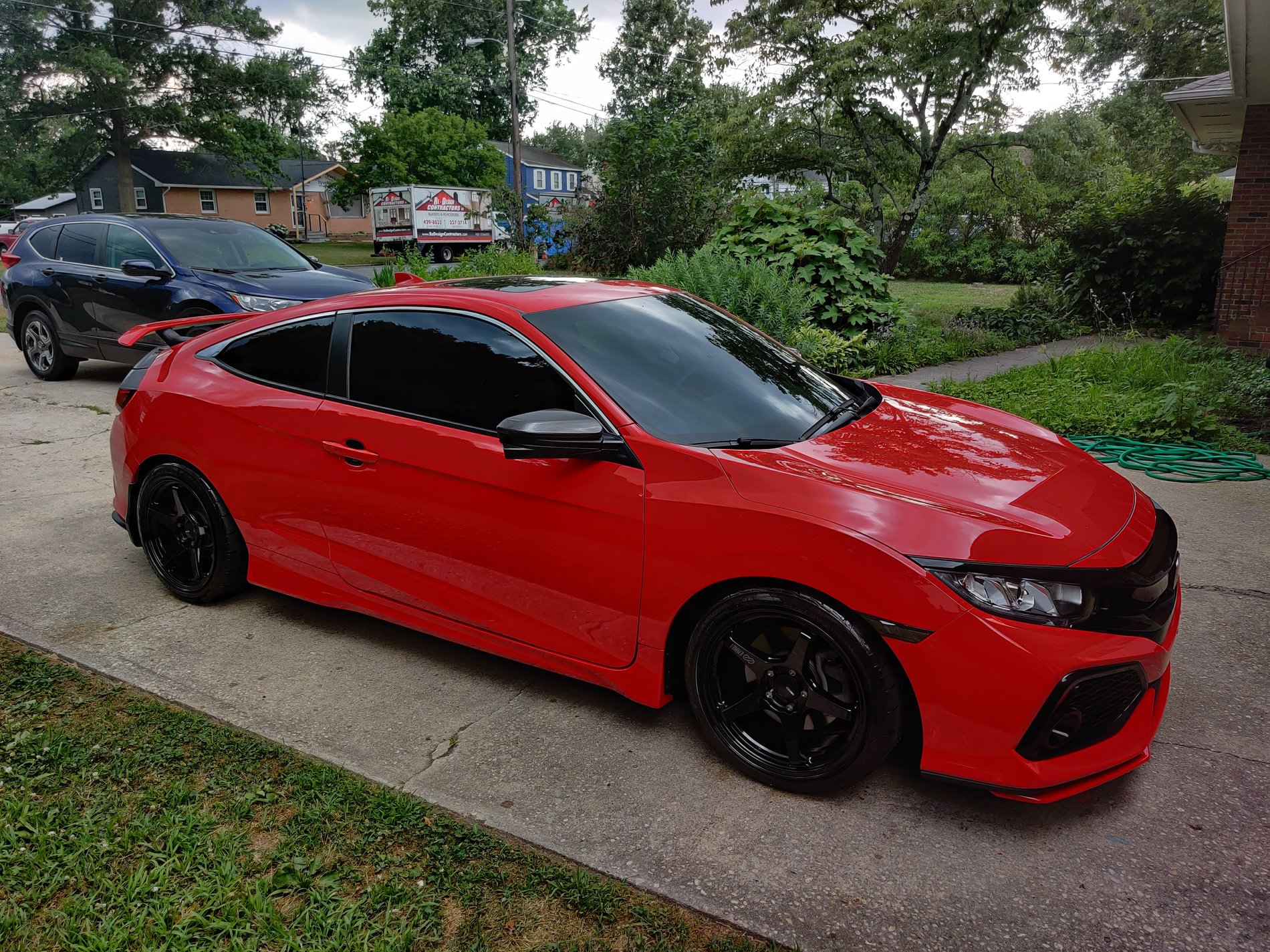 photo 2 Honda Civic custom wheels   18x9.5, ET +38, tire size 255/35 R18. x ET 