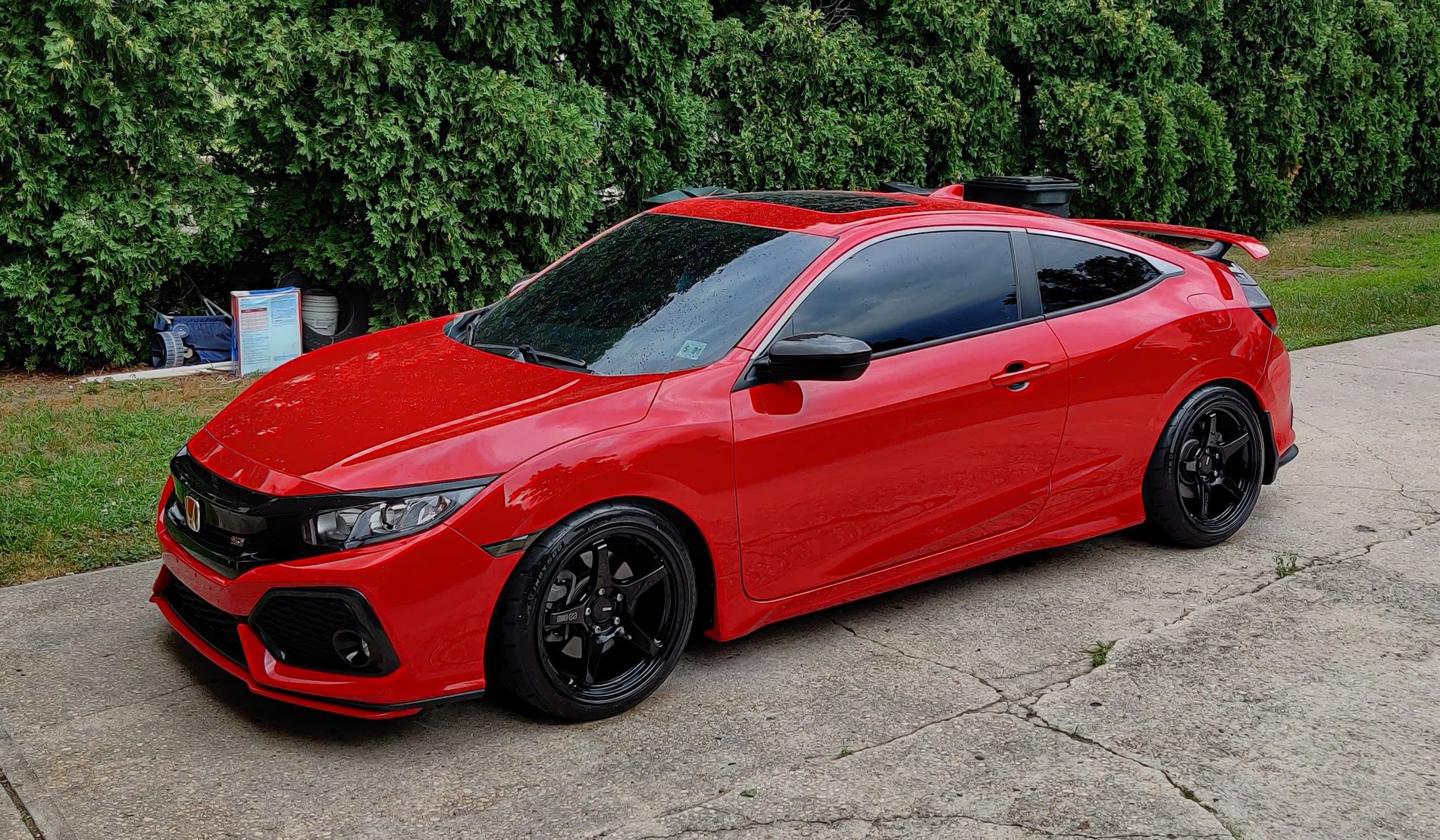 photo 3 Honda Civic custom wheels   18x9.5, ET +38, tire size 255/35 R18. x ET 