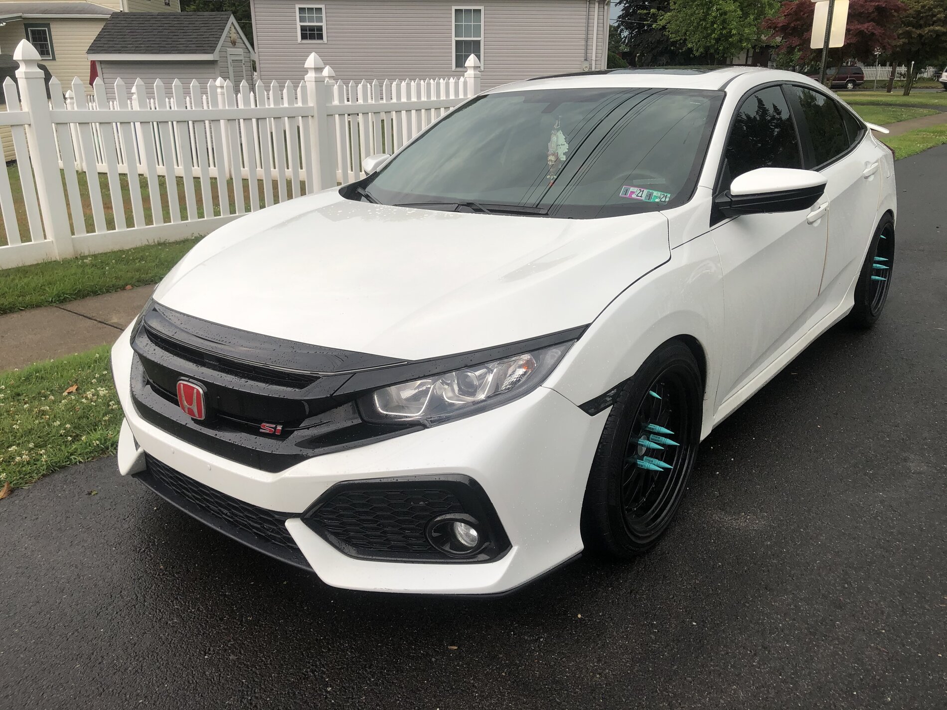 photo 1 Honda Civic custom wheels 18x9.5, ET +35, tire size 245/40 R18. x ET