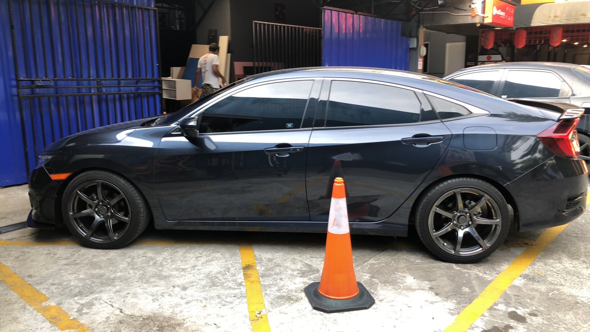 photo 1 Honda Civic custom wheels 18x9.5, ET +35, tire size 245/40 R18. x ET