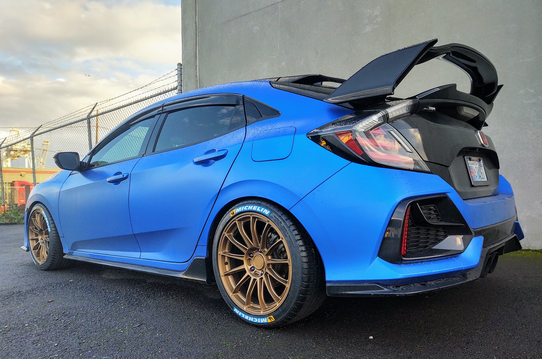photo 2 Honda Civic custom wheels   18x9.5, ET +45, tire size 265/35 R18. x ET 
