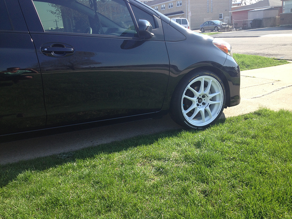 photo 4 Toyota Yaris custom wheels Works Emotion Cr- Kai 18x7.5, ET +42, tire size 215/35 R18. 18x ET+42 