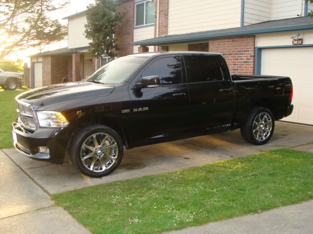 photo 1 Dodge Ram 1500 custom wheels   x, ET , tire size X R. x ET 