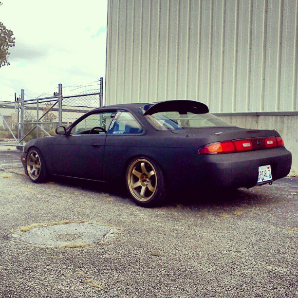 photo 2 Nissan S14 custom wheels Rota Grids 17x9.0, ET +12, tire size 215/45 R17. x ET 225/45 R