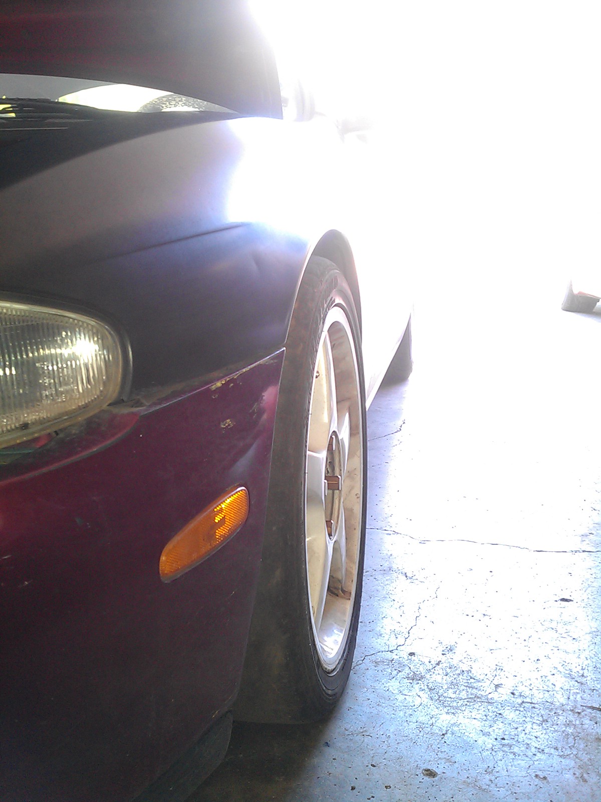 photo 2 Nissan S14 custom wheels Kei Office KS-05 17x7.0, ET +2, tire size 215/45 R17. 17x8.0 ET+10 225/45 R17