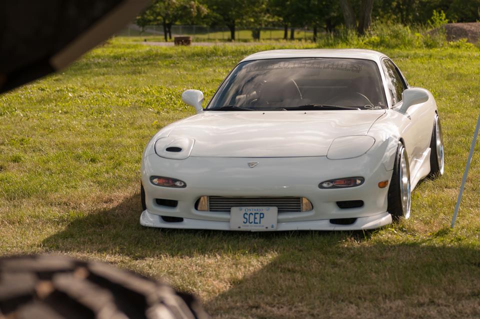 photo 1 Mazda RX-7 custom wheels Work VS-KF 18x9.0, ET +8, tire size 215/35 R18. 18x10.5 ET+14 235/40 R18