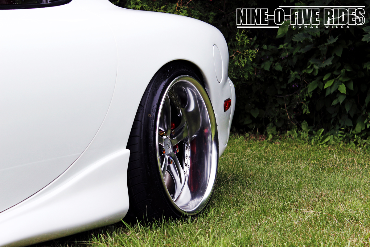 photo 2 Mazda RX-7 custom wheels Work VS-KF 18x9.0, ET +8, tire size 215/35 R18. 18x10.5 ET+14 235/40 R18