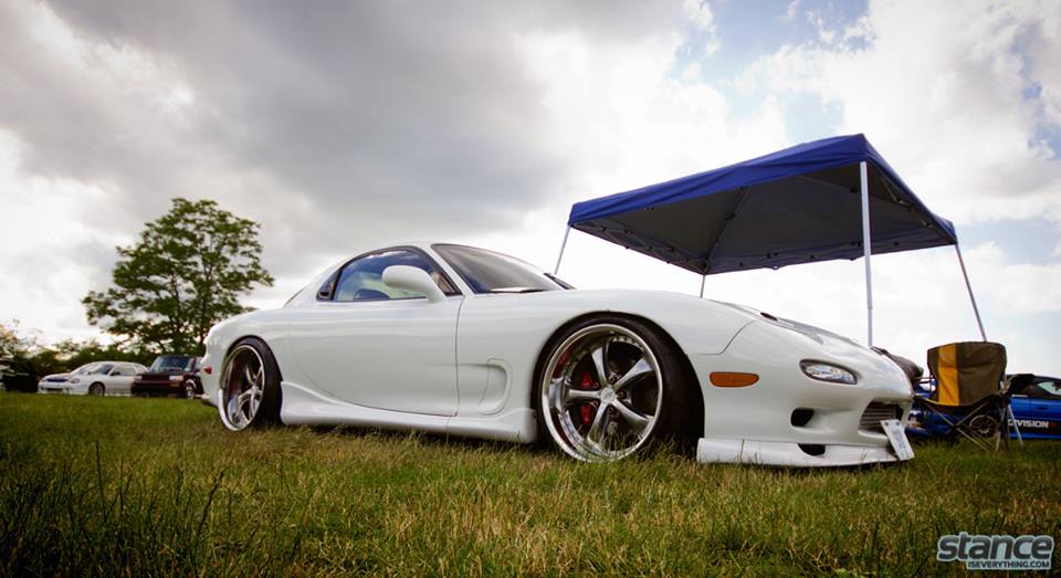 photo 5 Mazda RX-7 custom wheels Work VS-KF 18x9.0, ET +8, tire size 215/35 R18. 18x10.5 ET+14 235/40 R18