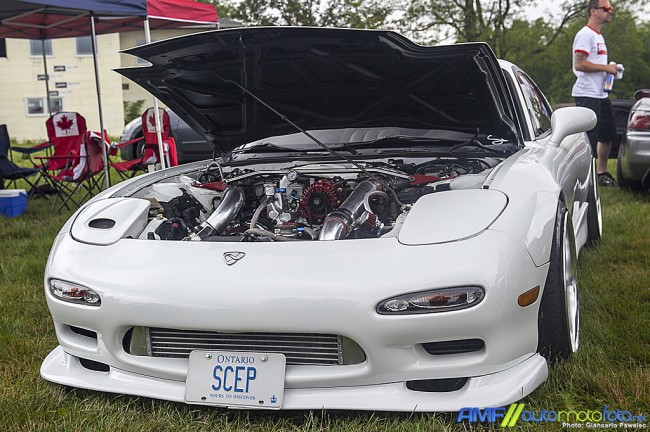 photo 6 Mazda RX-7 custom wheels Work VS-KF 18x9.0, ET +8, tire size 215/35 R18. 18x10.5 ET+14 235/40 R18