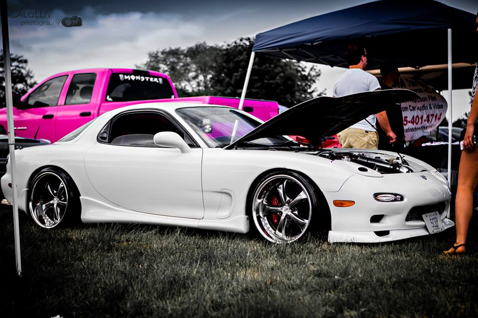 photo 7 Mazda RX-7 custom wheels Work VS-KF 18x9.0, ET +8, tire size 215/35 R18. 18x10.5 ET+14 235/40 R18