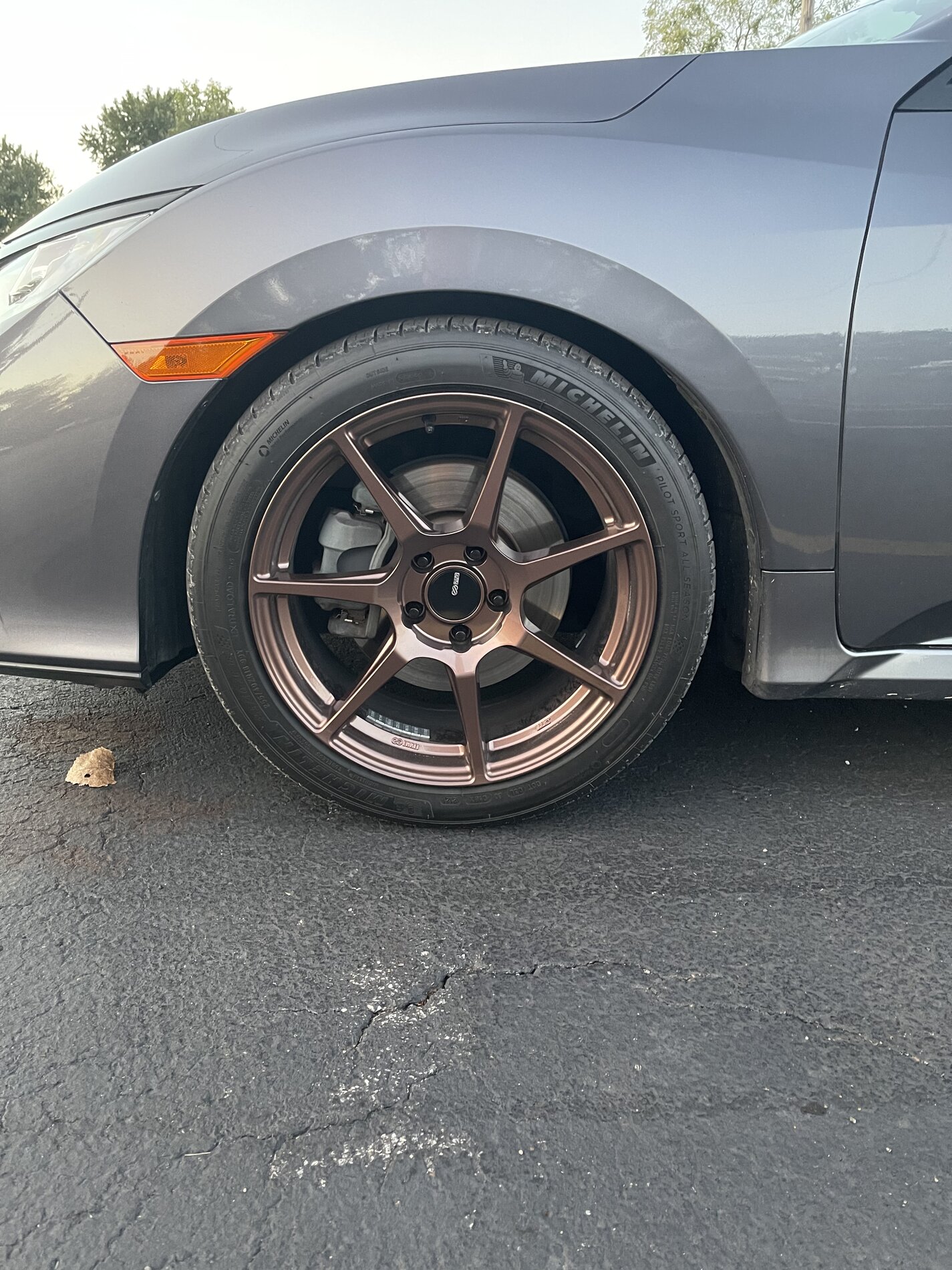 photo 2 Honda Civic custom wheels   18x8.5, ET +38, tire size 255/40 R18. x ET 