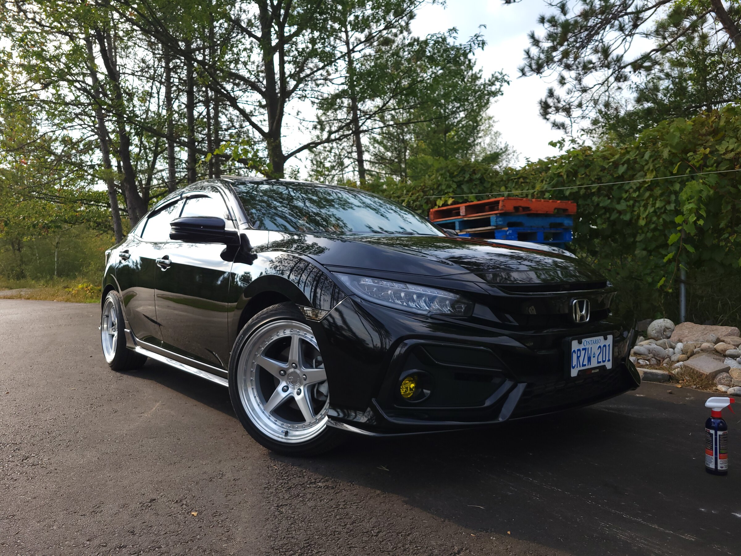 photo 1 Honda Civic custom wheels   18x, ET , tire size 235/40 R18. x ET 