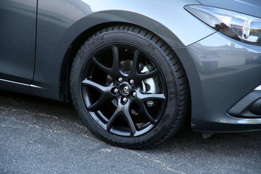 photo 1 Mazda Mazda3 custom wheels   18x, ET , tire size 255/45 R18. x ET 