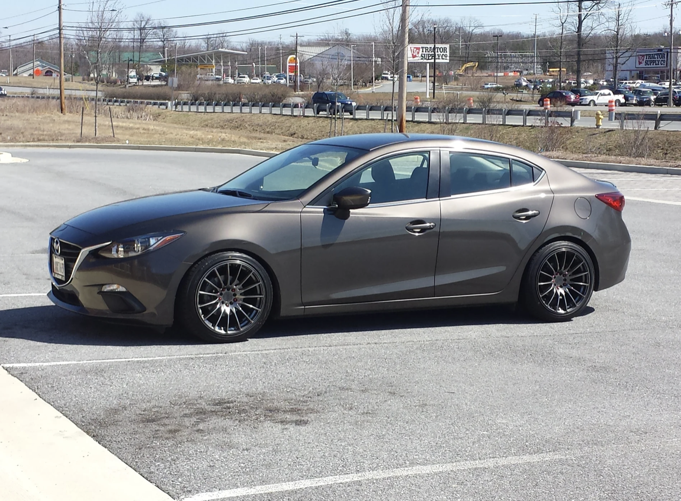 photo 2 Mazda Mazda3 custom wheels   18x8.75, ET +36, tire size 215/45 R18. x ET 