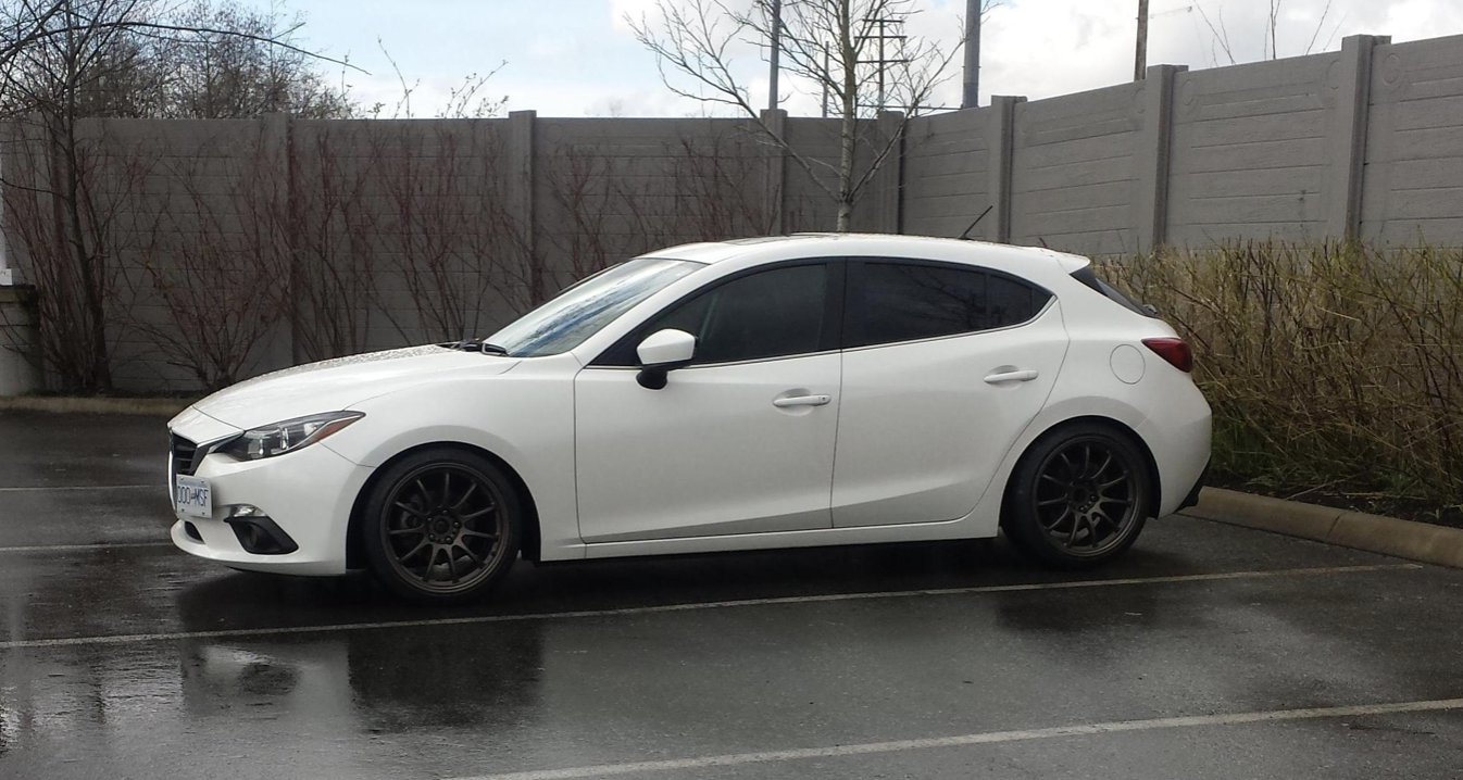 photo 1 Mazda Mazda3 custom wheels 18x9.5, ET +38, tire size 225/40 R18. x ET