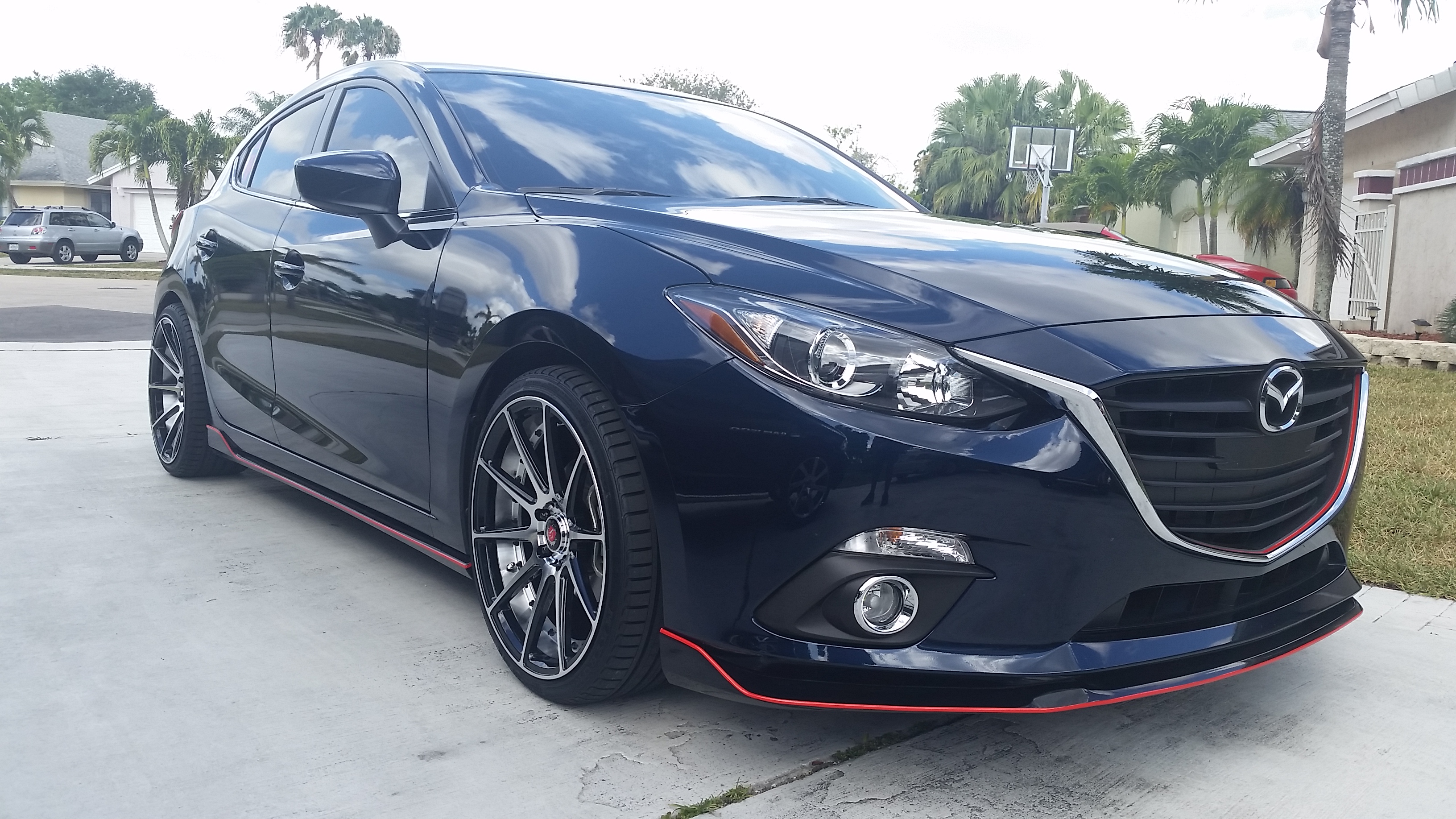 photo 1 Mazda Mazda3 custom wheels 19x8.5, ET +35, tire size 225/35 R19. 19x9.5 ET+42 255/30 R19