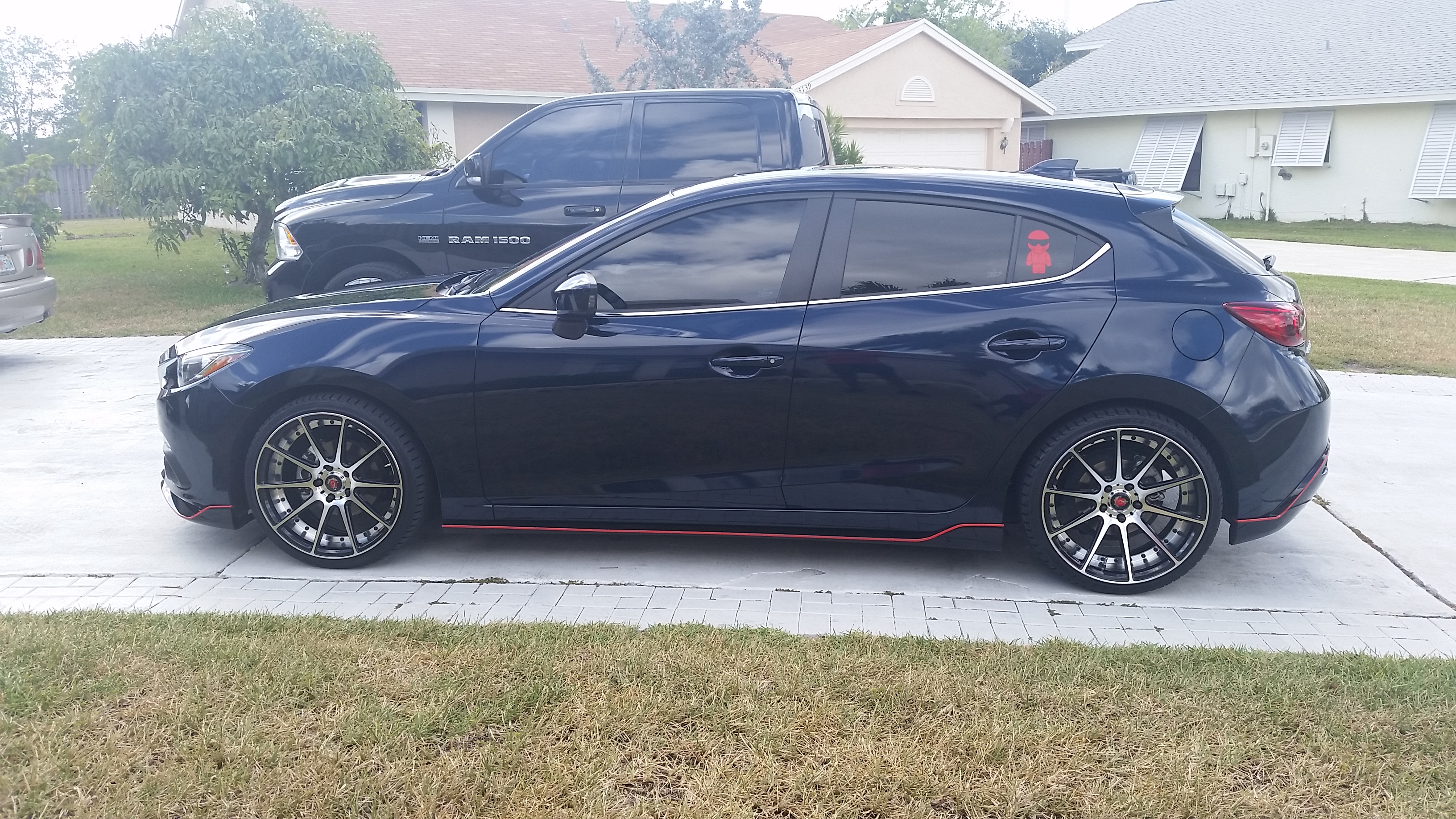 photo 3 Mazda Mazda3 custom wheels 19x8.5, ET +35, tire size 225/35 R19. 19x9.5 ET+42 255/30 R19