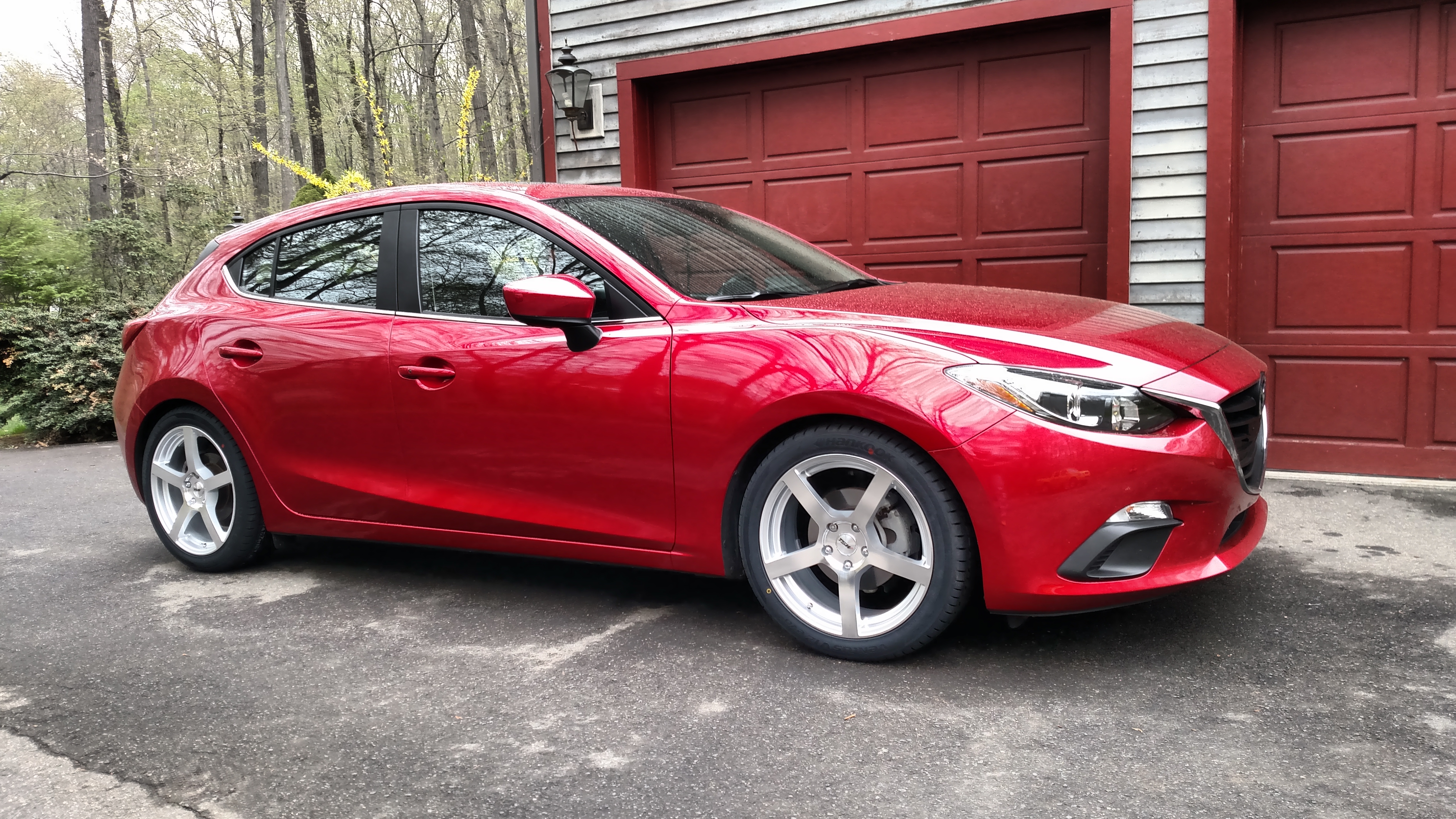 photo 1 Mazda Mazda3 custom wheels Panoramas 18x7.5, ET +45, tire size 225/45 R18. x ET