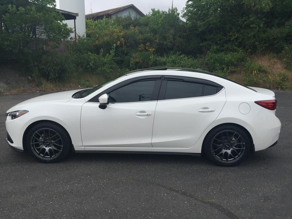 photo 4 Mazda Mazda3 custom wheels 18x7.5, ET +38, tire size 225/45 R18. x ET