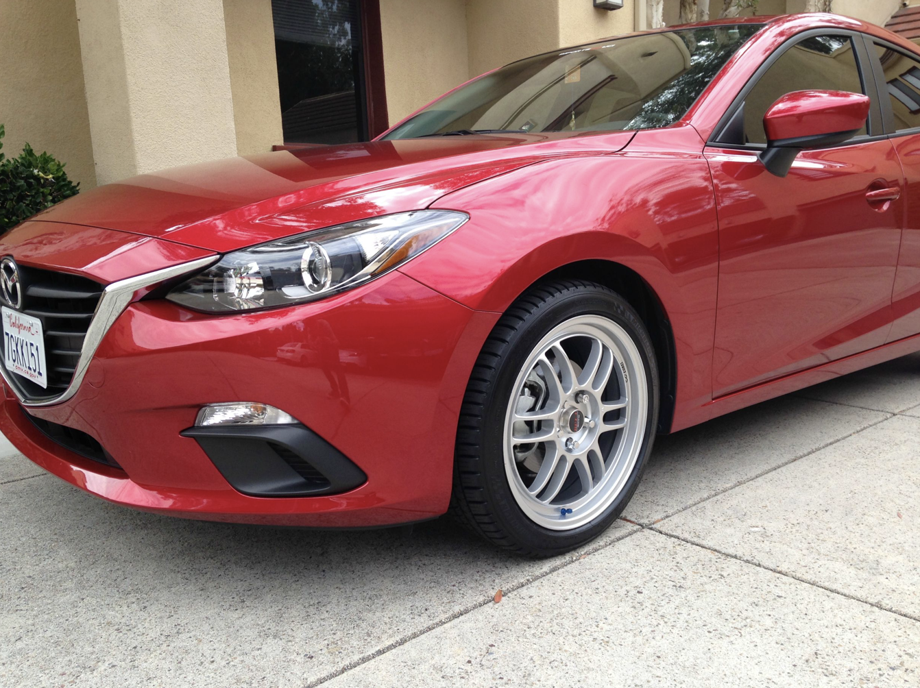 photo 1 Mazda Mazda3 custom wheels Rancing RPF1 18x7.5, ET , tire size 215/45 R18. x ET