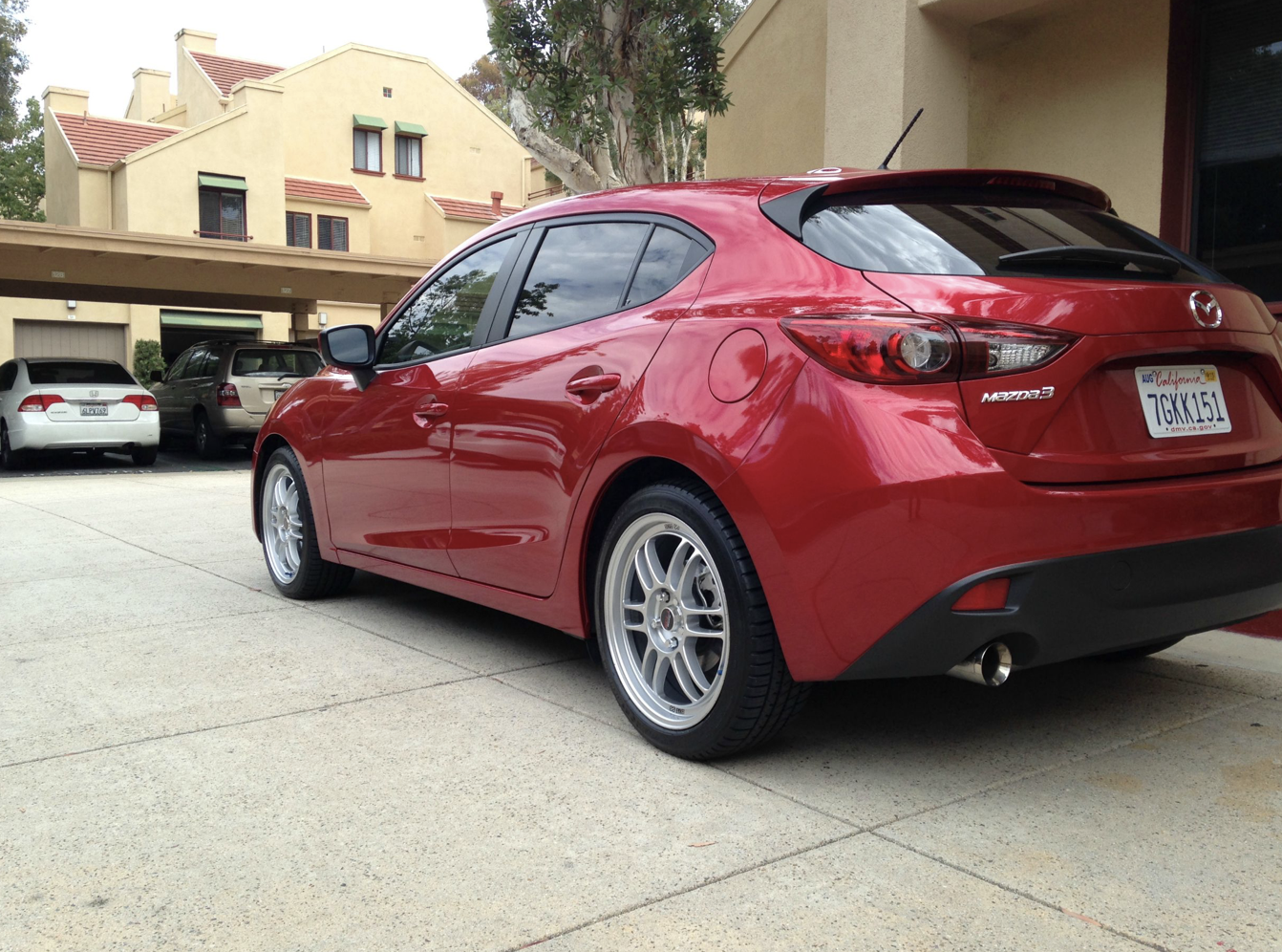 photo 3 Mazda Mazda3 custom wheels Rancing RPF1 18x7.5, ET , tire size 215/45 R18. x ET