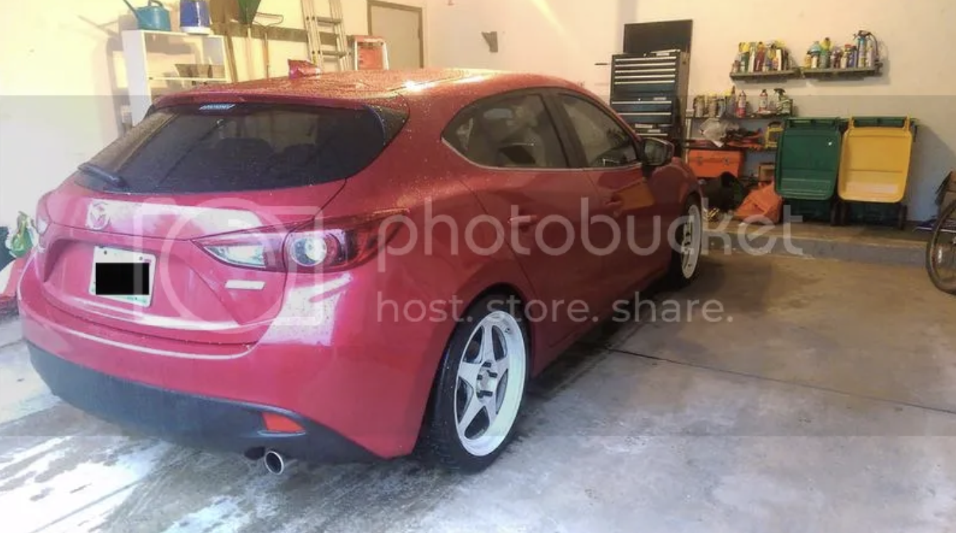 photo 2 Mazda Mazda3 custom wheels 18x8.5, ET +45, tire size X R18. x ET