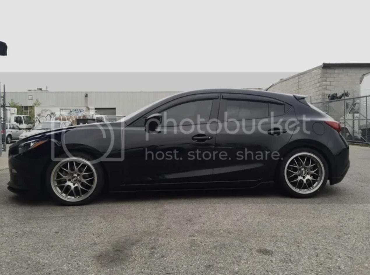 photo 1 Mazda Mazda3 custom wheels 18x8.0, ET +45, tire size 225/45 R18. x ET