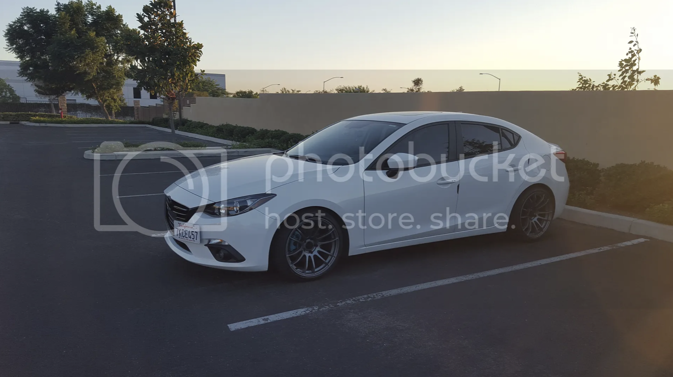 photo 1 Mazda Mazda3 custom wheels 18x9.5, ET +38, tire size 245/35 R18. x ET