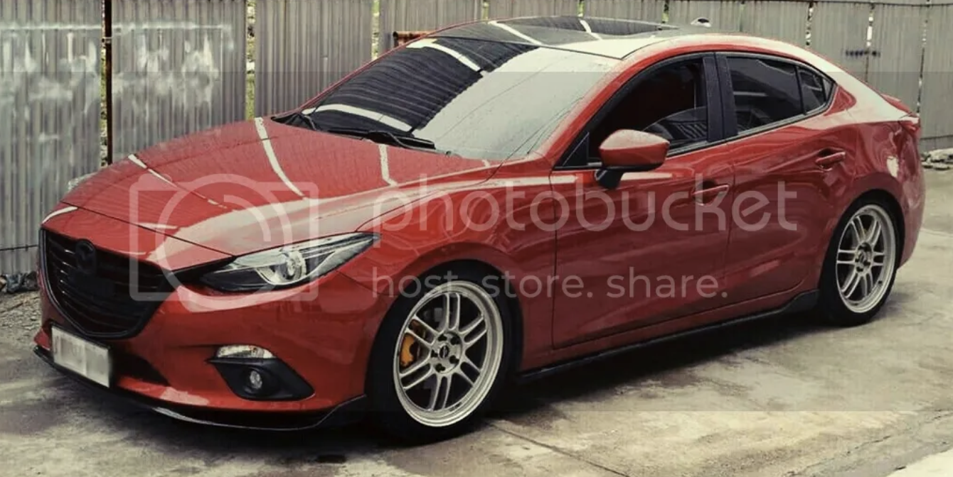photo 2 Mazda Mazda3 custom wheels 19x8.0, ET +48, tire size 225/40 R19. x ET