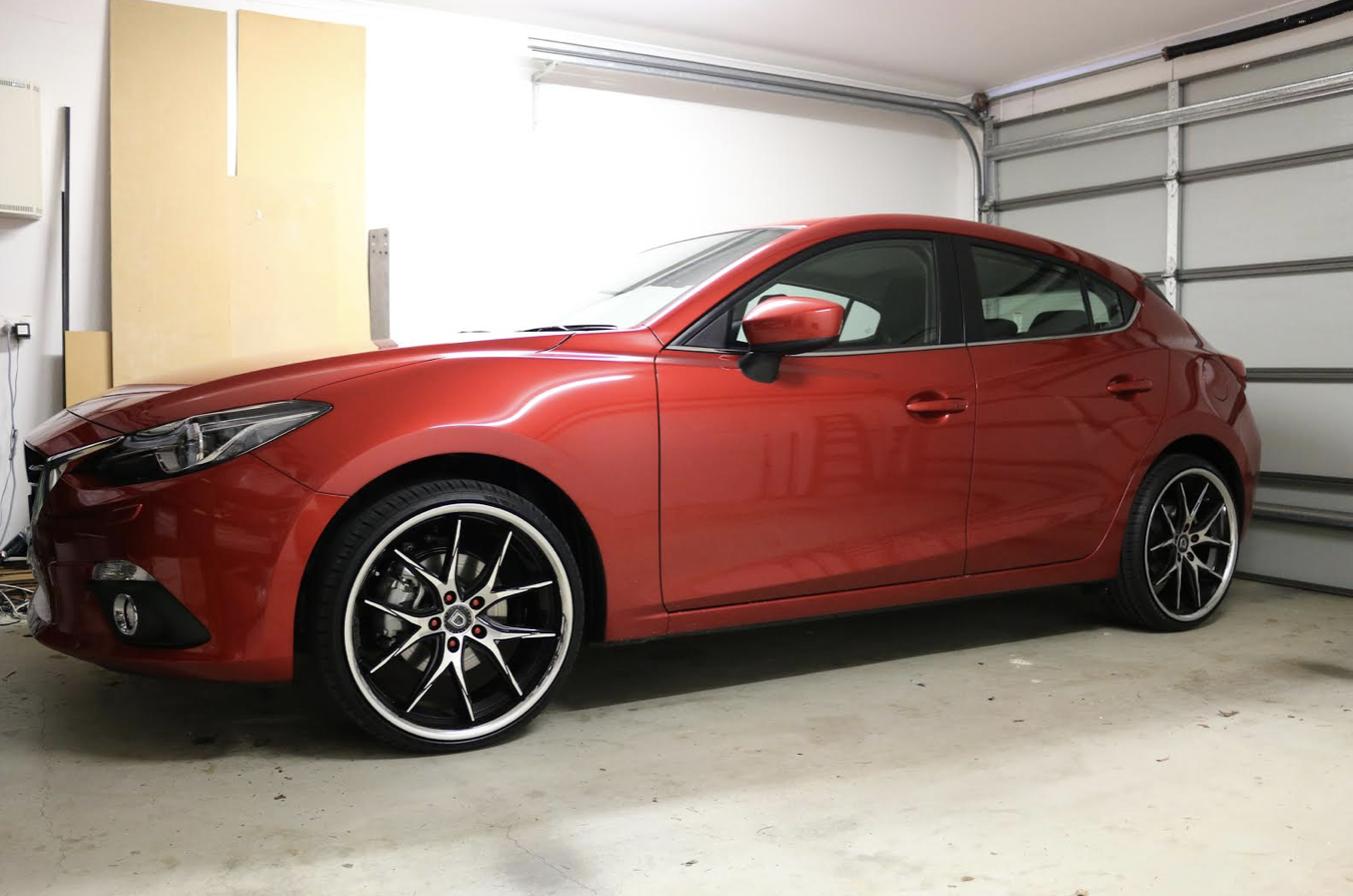 photo 1 Mazda Mazda3 custom wheels 20x8.5, ET +45, tire size 235/30 R20. x ET