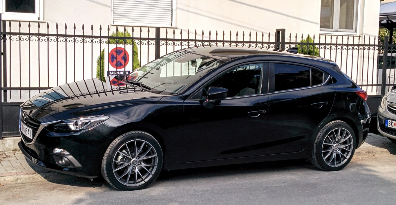 photo 1 Mazda Mazda3 custom wheels 18x8.0, ET +45, tire size 225/45 R18. x ET