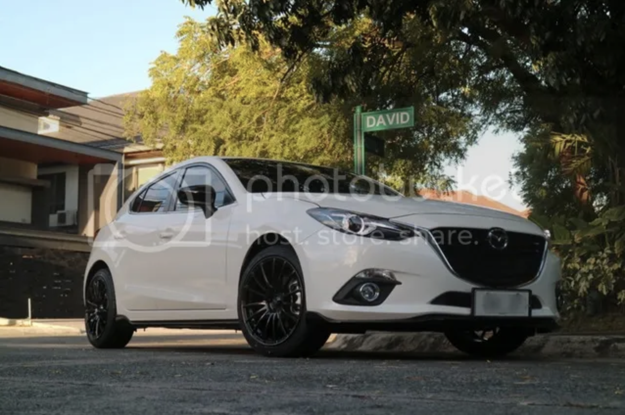 photo 2 Mazda Mazda3 custom wheels 18x8.5, ET +48, tire size 235/40 R18. x ET