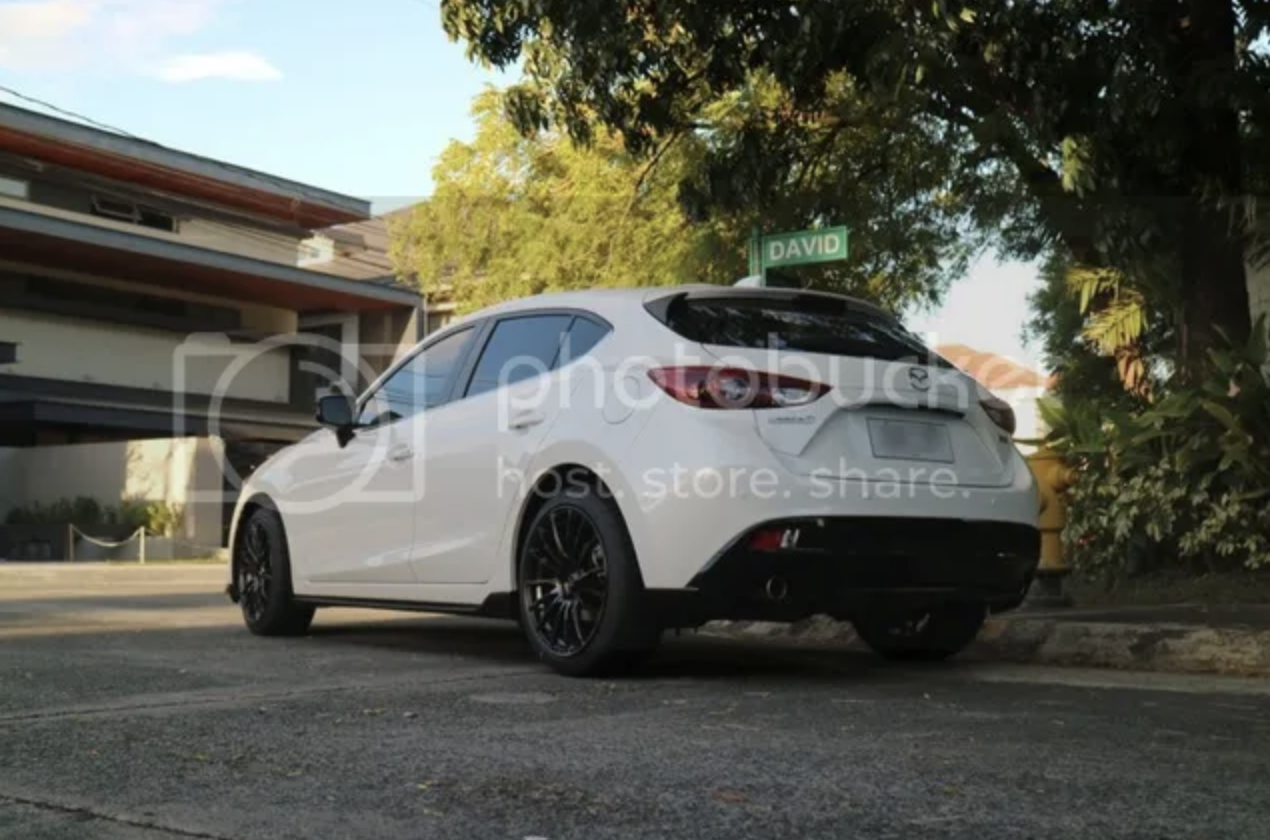 photo 3 Mazda Mazda3 custom wheels 18x8.5, ET +48, tire size 235/40 R18. x ET