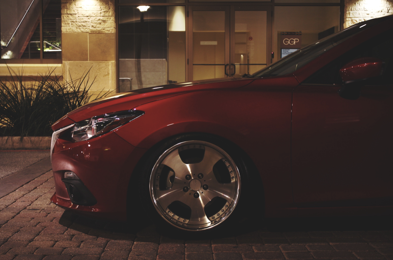 photo 2 Mazda Mazda3 custom wheels 18x9.0, ET +34, tire size X R18. 18x10.0 ET+37