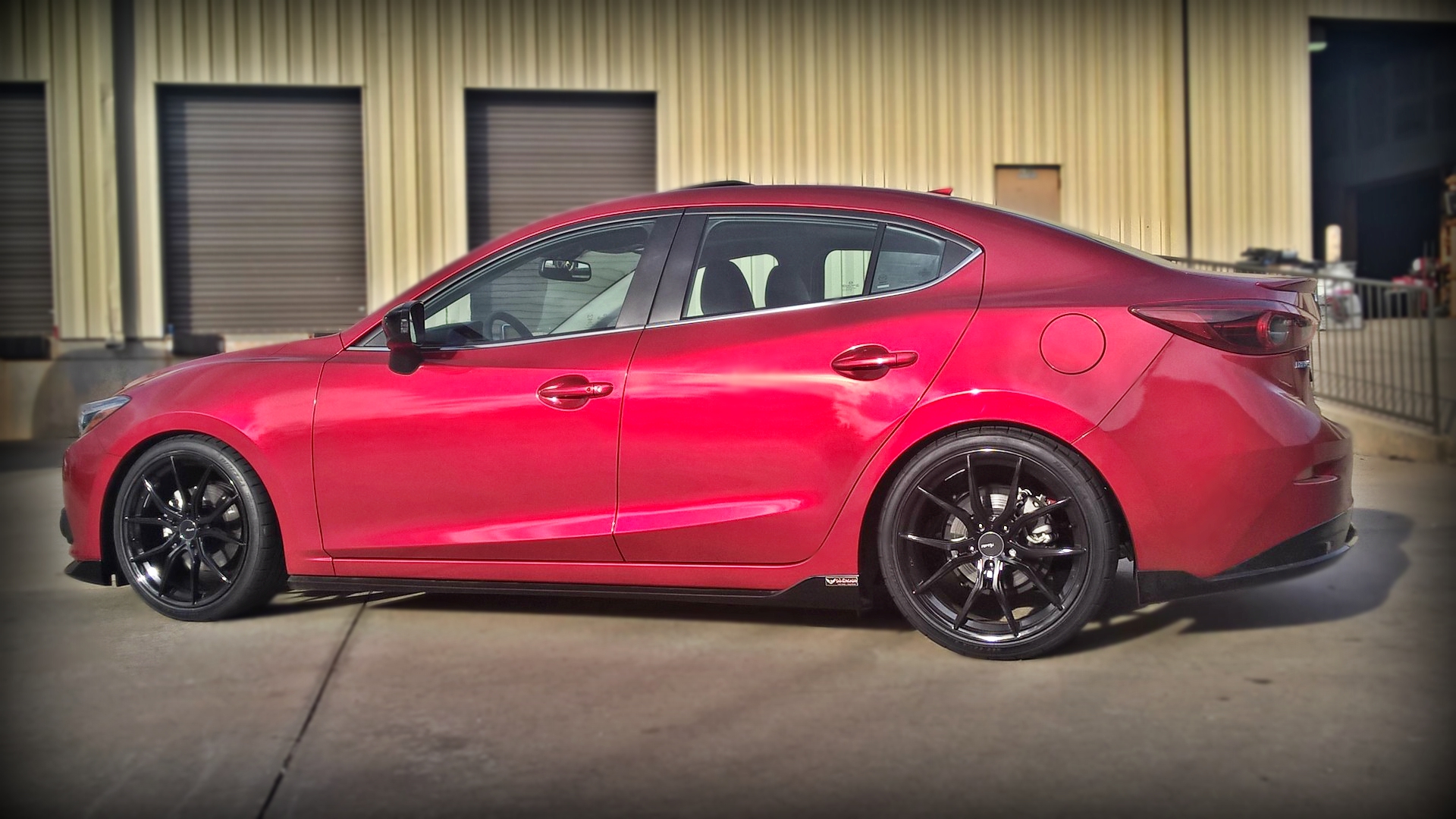 photo 2 Mazda Mazda3 custom wheels 19x8.5, ET +35, tire size 235/35 R19. x ET