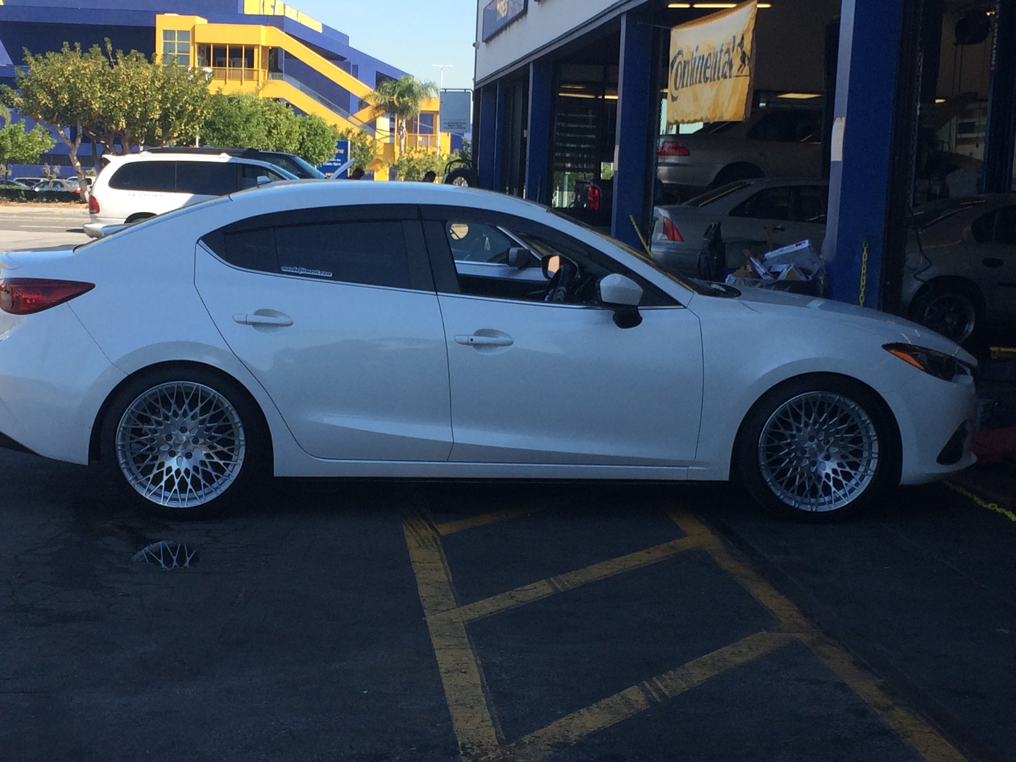 photo 1 Mazda Mazda3 custom wheels   19x9.0, ET , tire size 225/40 R19. x ET 