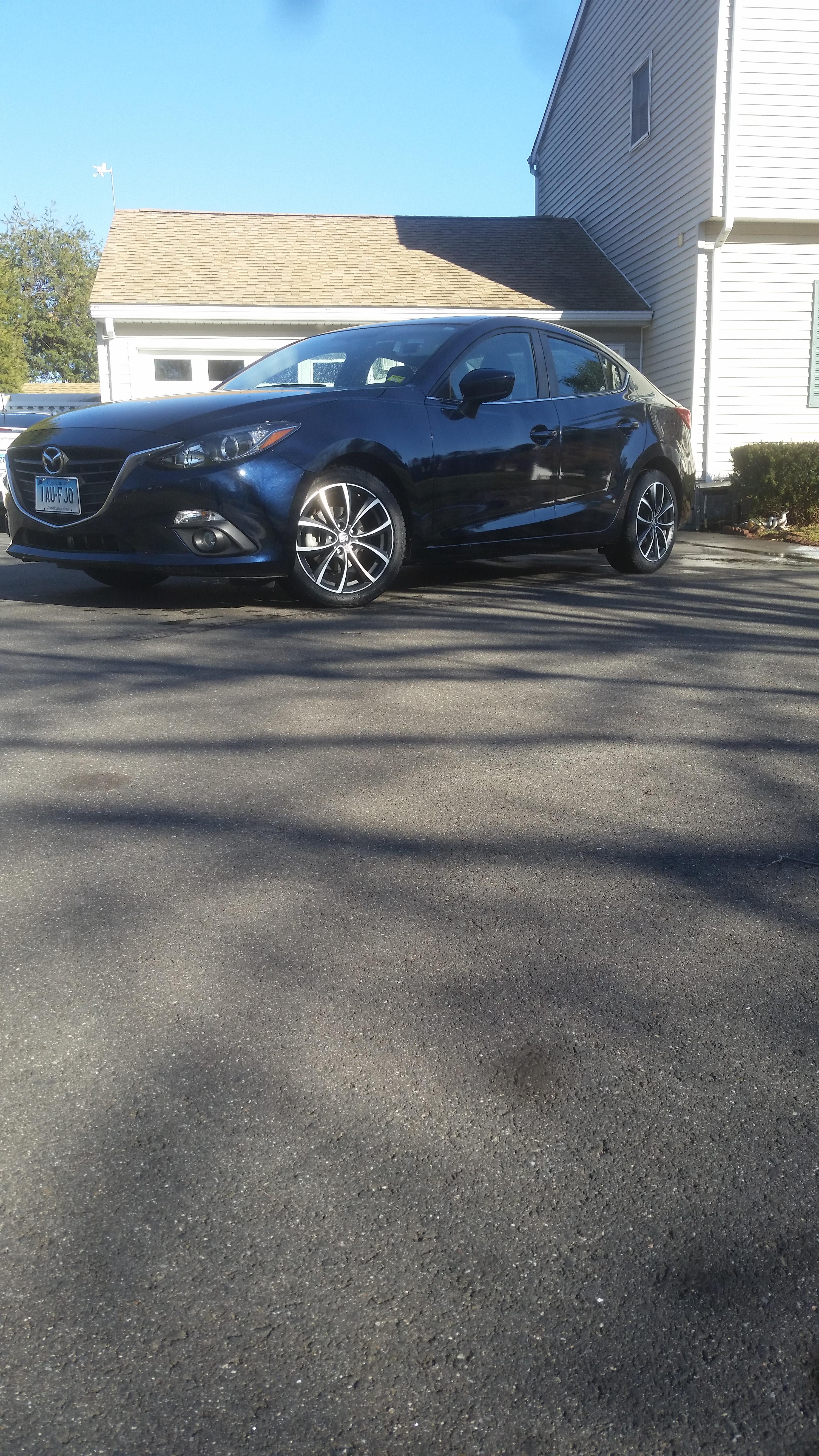 photo 2 Mazda Mazda3 custom wheels type27 17x7.5, ET +45, tire size 225/45 R17. x ET