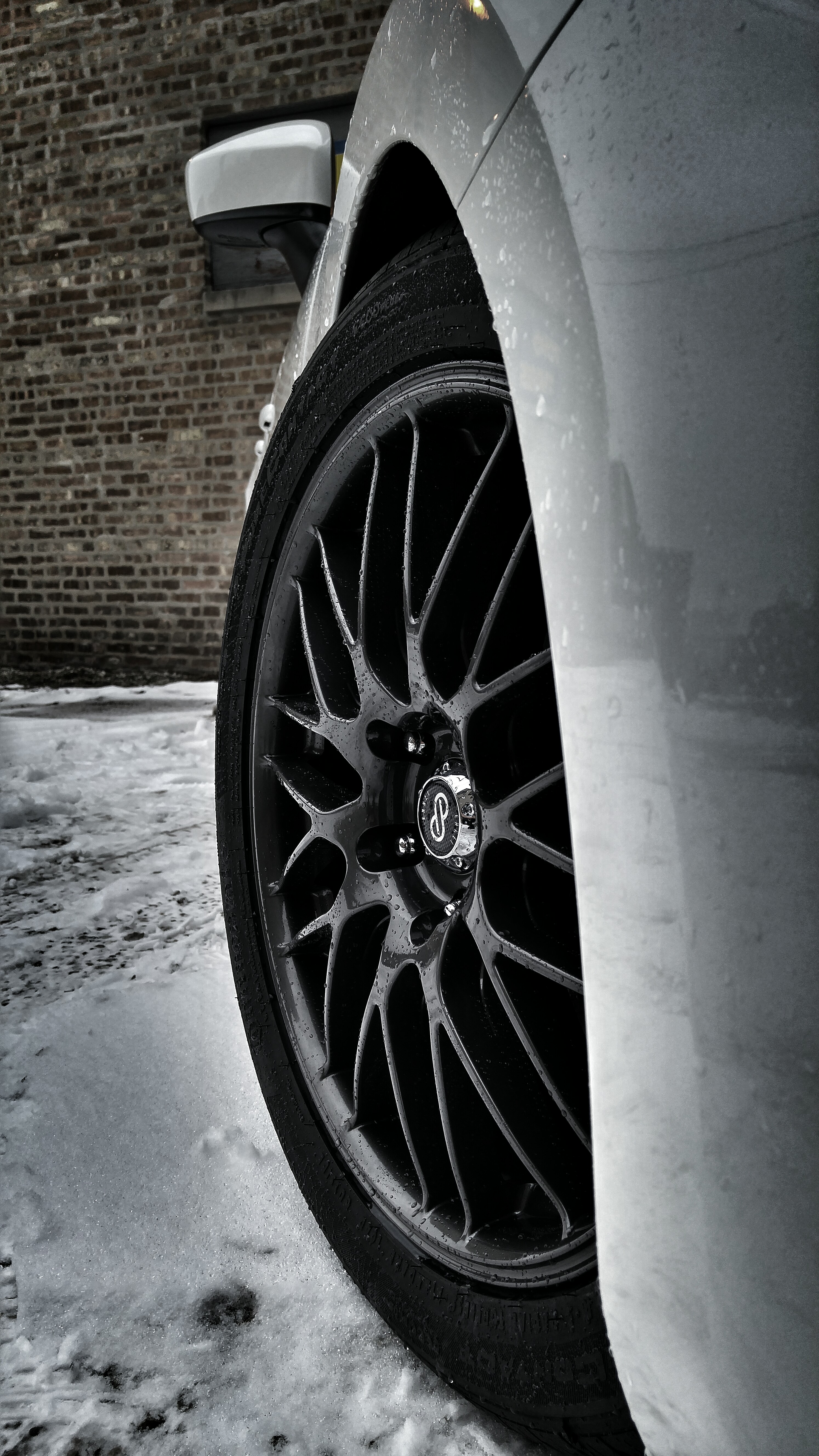 photo 1 Mazda Mazda3 custom wheels  EKM33 18x, ET , tire size 235/45 R18. x ET 
