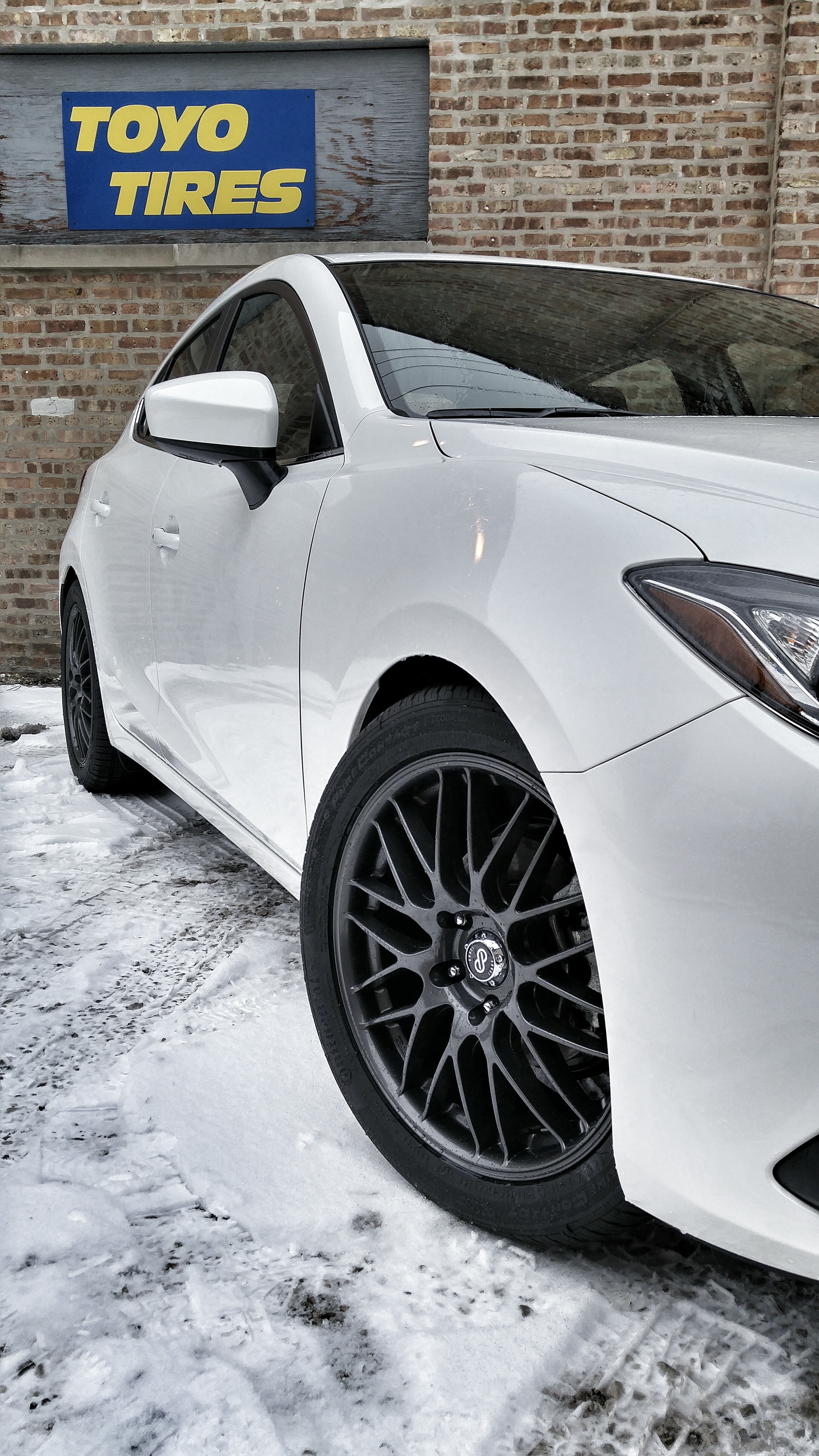 photo 2 Mazda Mazda3 custom wheels  EKM33 18x, ET , tire size 235/45 R18. x ET 