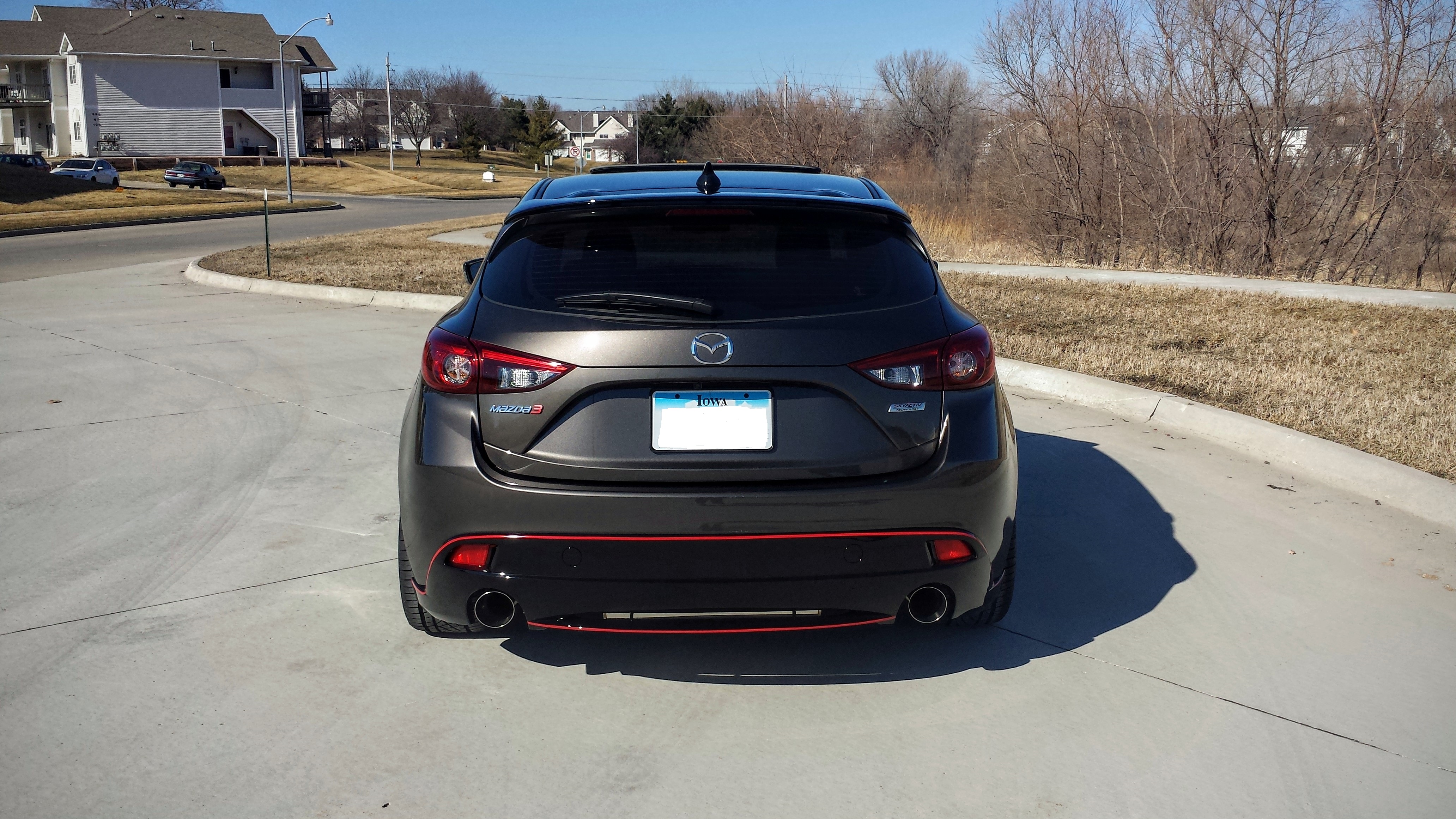 photo 2 Mazda Mazda3 custom wheels 19x8.5, ET +45, tire size 245/35 R19. x ET
