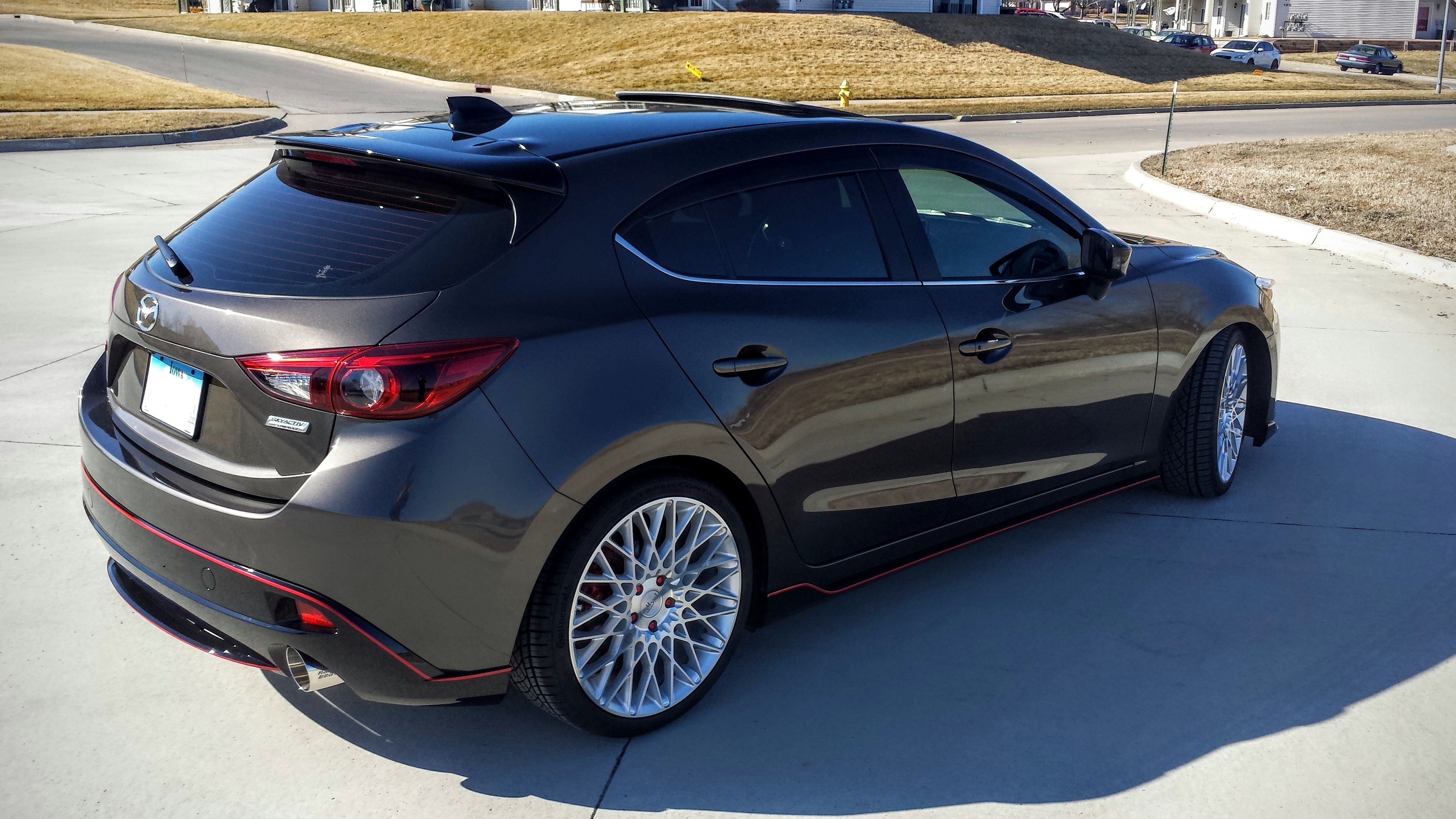 photo 3 Mazda Mazda3 custom wheels 19x8.5, ET +45, tire size 245/35 R19. x ET
