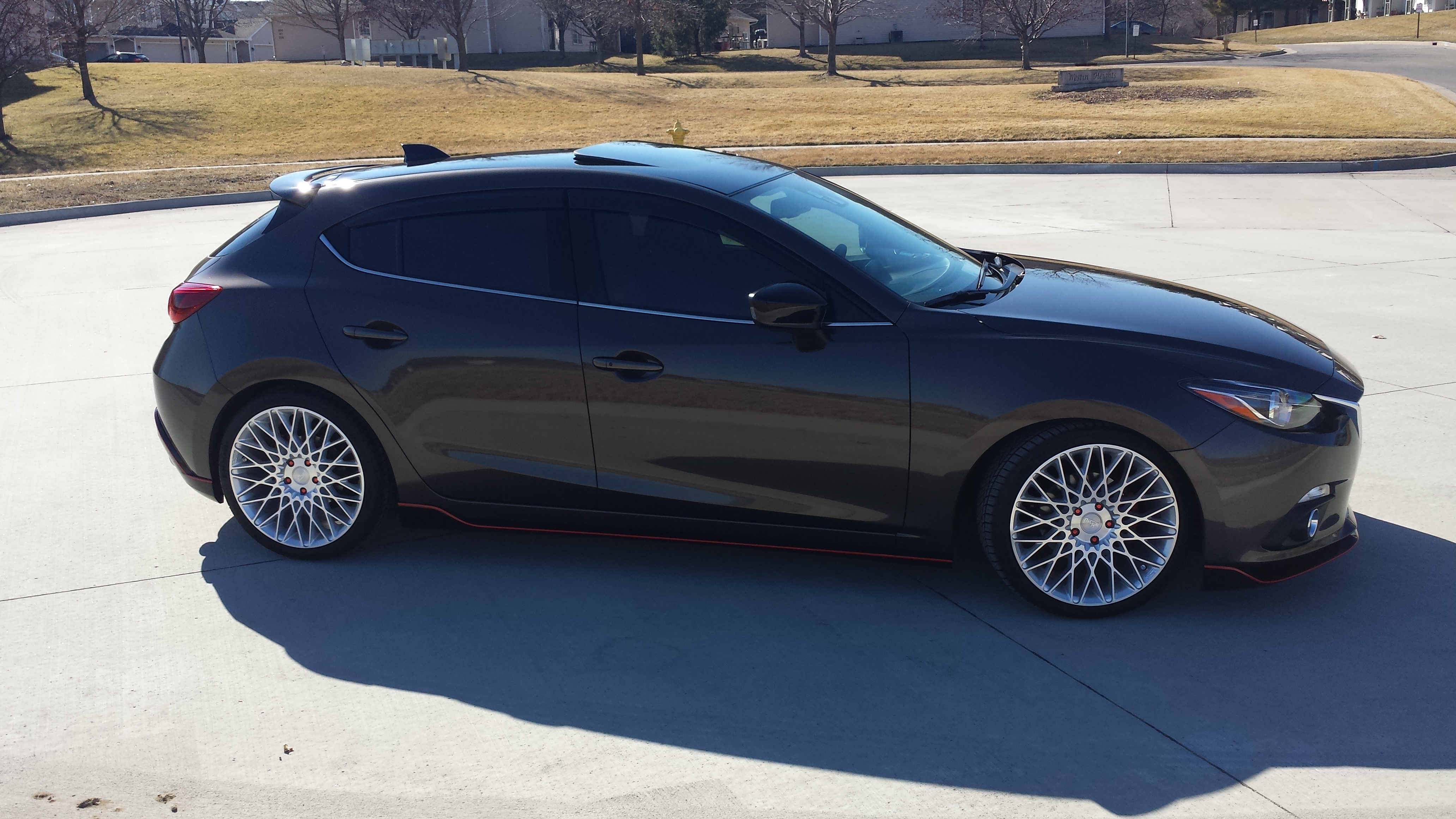 photo 5 Mazda Mazda3 custom wheels 19x8.5, ET +45, tire size 245/35 R19. x ET