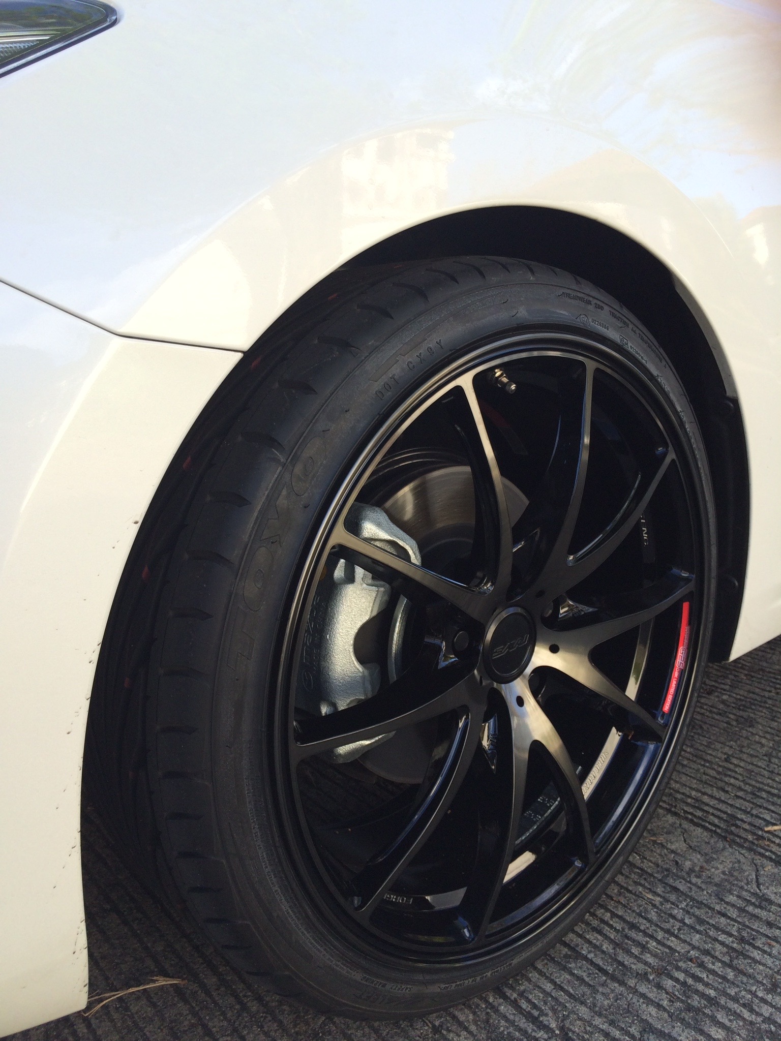 photo 1 Mazda Mazda3 custom wheels 19x8.5, ET +45, tire size 235/35 R19. x ET