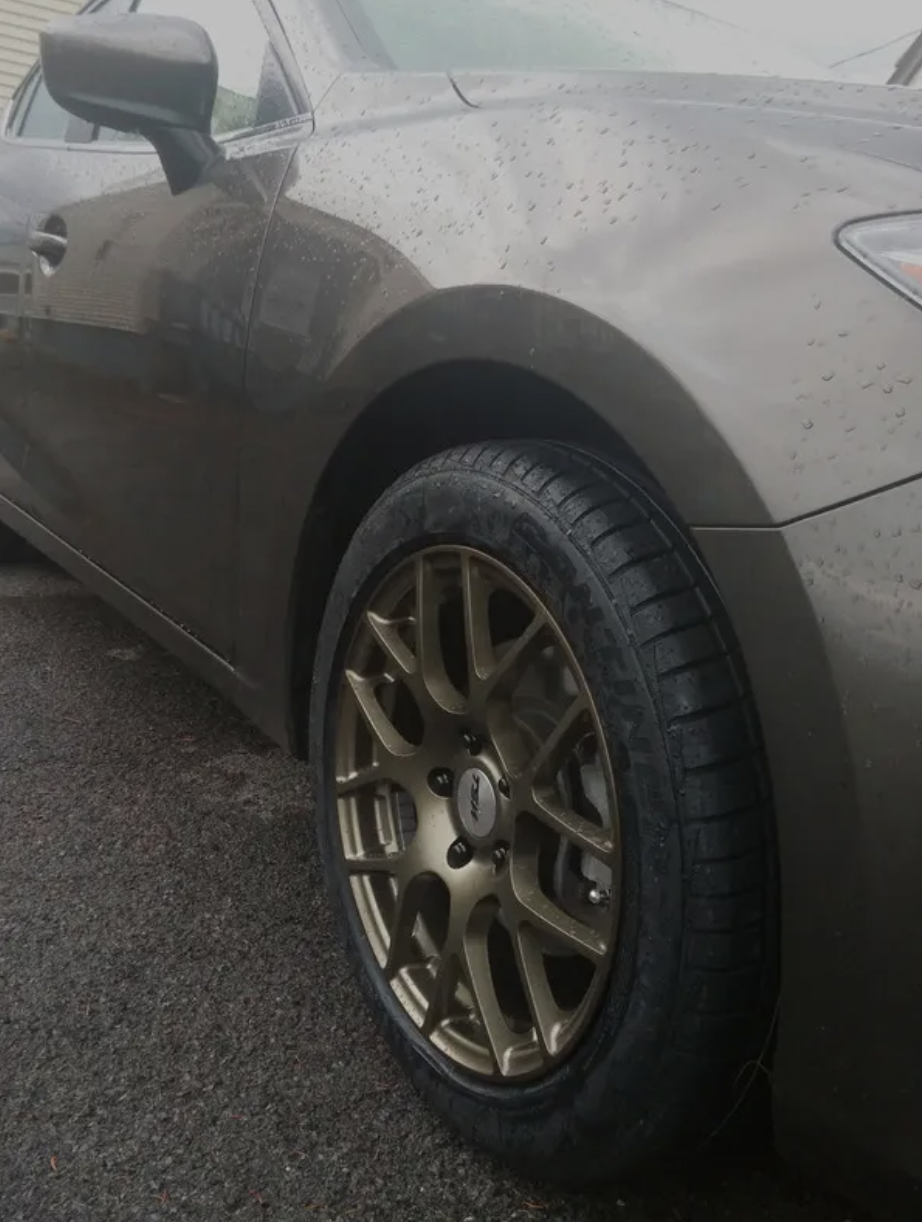 photo 1 Mazda Mazda3 custom wheels   17x7.5, ET +45, tire size 225/50 R17. x ET 