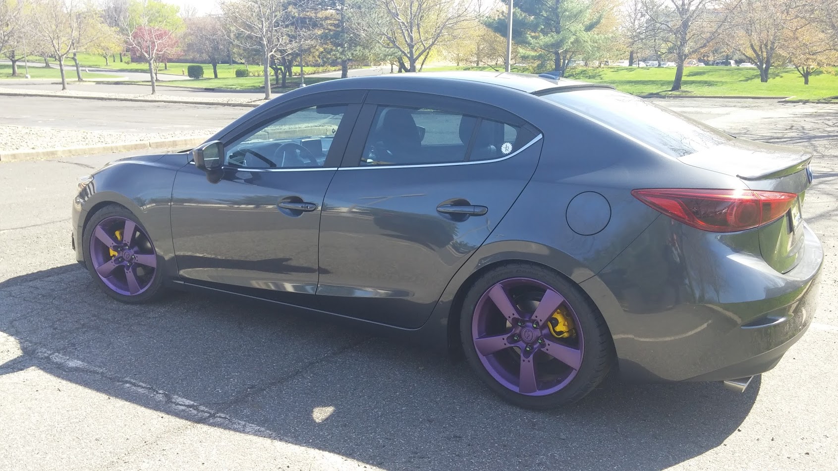 photo 3 Mazda Mazda3 custom wheels rx8 18x8.0, ET +50, tire size 235/40 R18. x ET