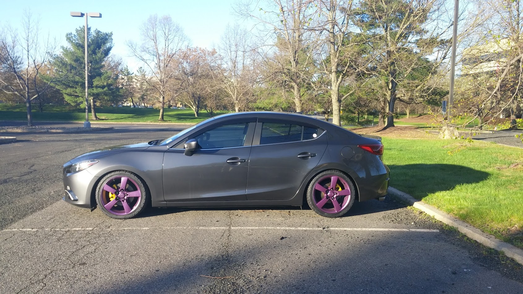 photo 4 Mazda Mazda3 custom wheels rx8 18x8.0, ET +50, tire size 235/40 R18. x ET
