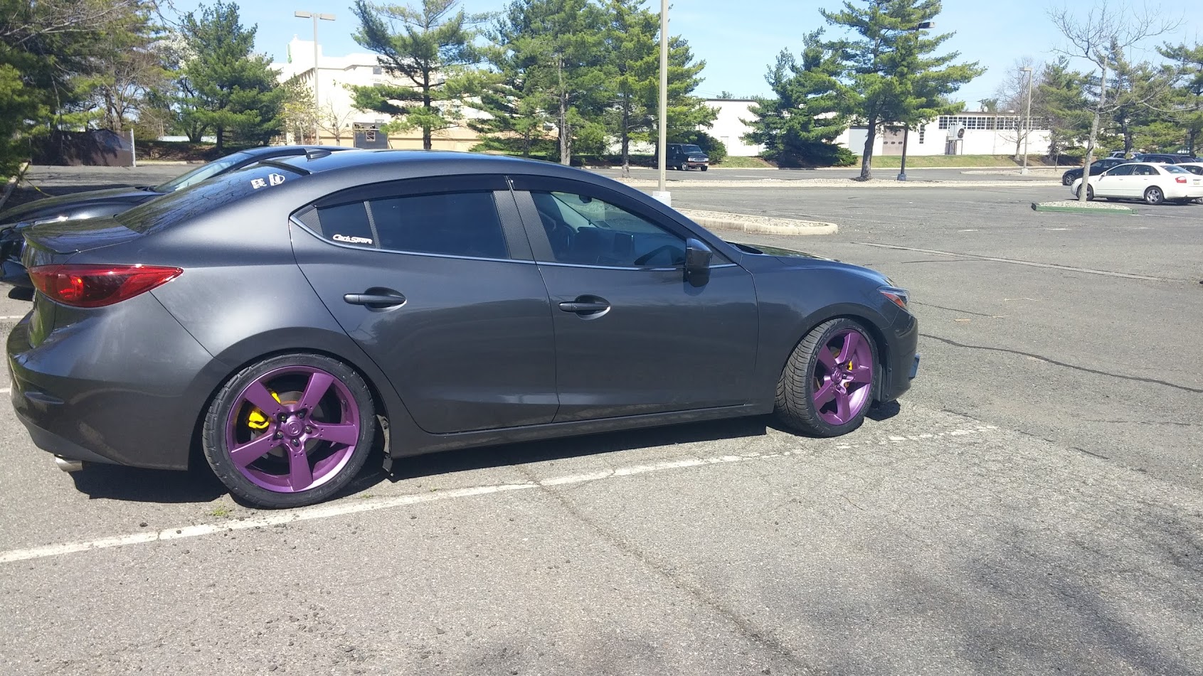 photo 5 Mazda Mazda3 custom wheels rx8 18x8.0, ET +50, tire size 235/40 R18. x ET