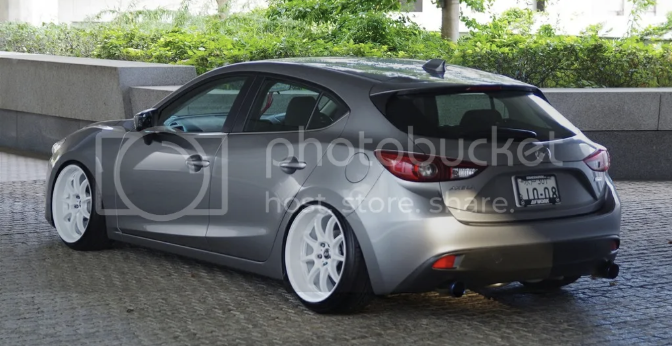 photo 1 Mazda Mazda3 custom wheels 19x9.5, ET , tire size 225/35 R19. 19x10.5 ET 245/35 R19