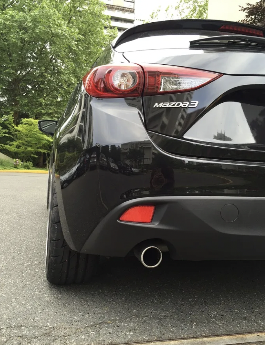 photo 1 Mazda Mazda3 custom wheels 18x8.5, ET +38, tire size 235/40 R18. x ET