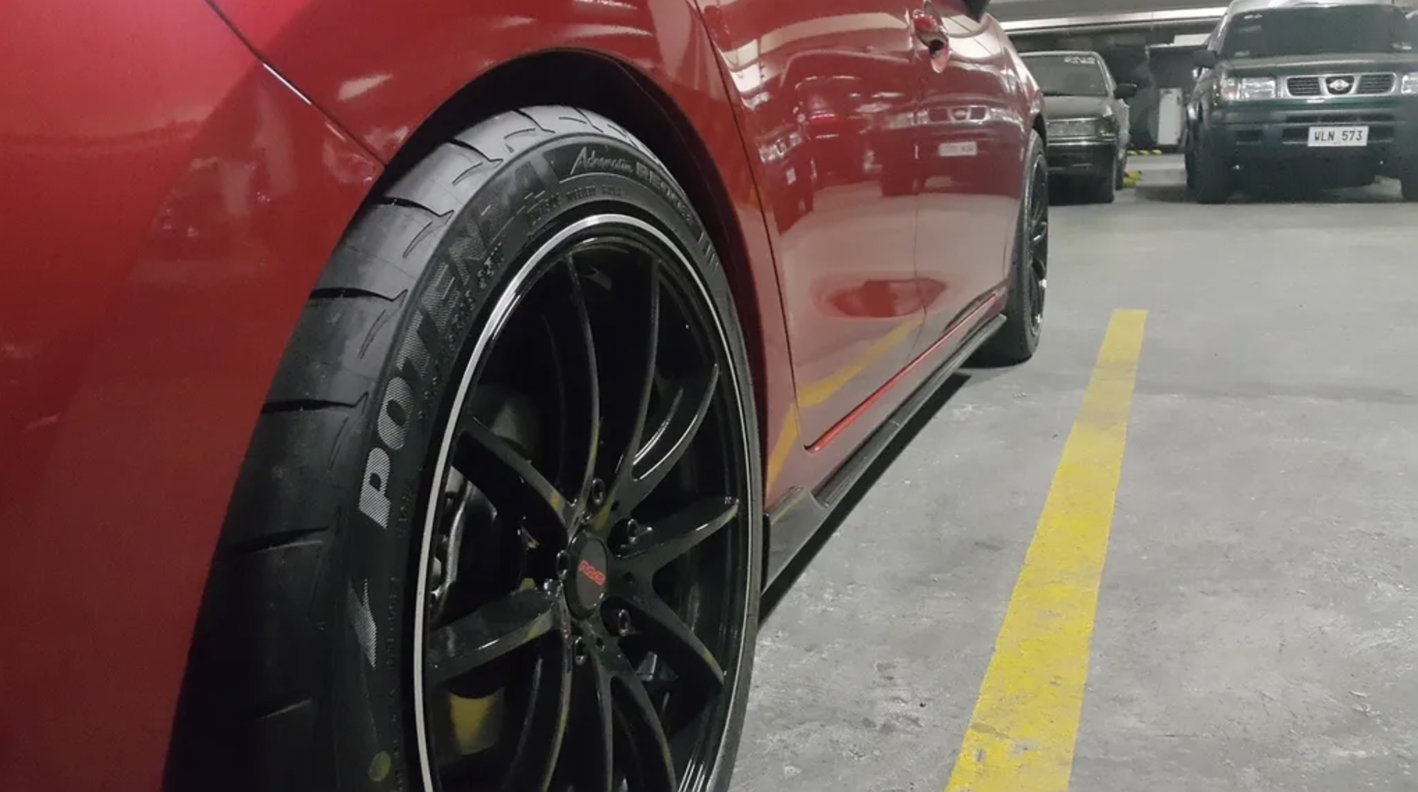 photo 1 Mazda Mazda3 custom wheels   18x8.0, ET , tire size 225/45 R18. x ET 